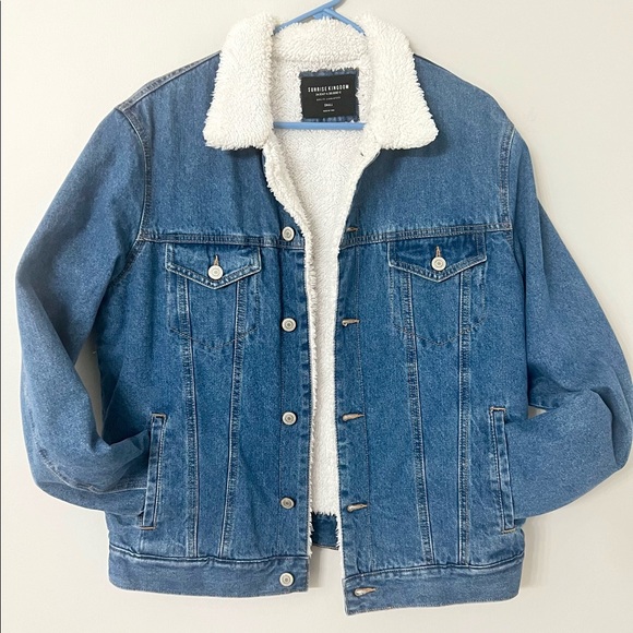 Denim Sherpa Lined Jacket